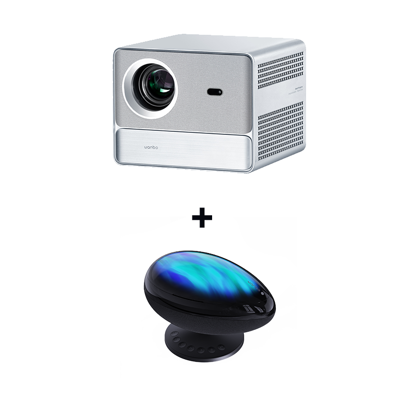 Wanbo DaVinci 1 Pro Projector Google Assistant Google os 1080P Home Theater Auto Focus 5G WiFi Bluetooth Portable Projector