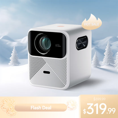 Flash Deal-Wanbo Mozart 1  Projector Masterpiece PixelPro 5.0 full closed optical