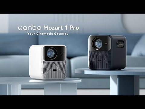 Wanbo Mozart 1 Pro Projector new upgrade | Android TV 11.0 Google Assistant Netflix 1080P DRM L1